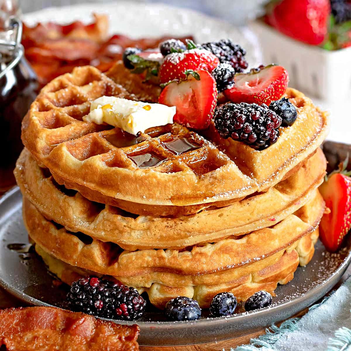 Dairy-Free Belgian Waffles